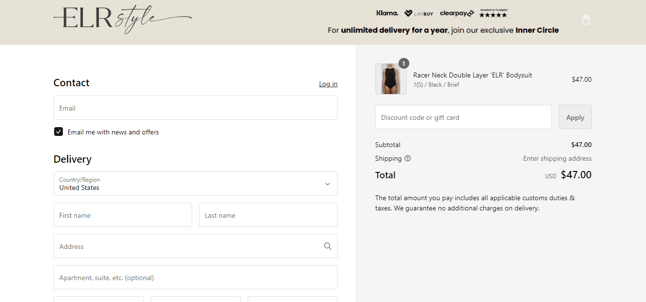 How to apply ELR Style coupon code